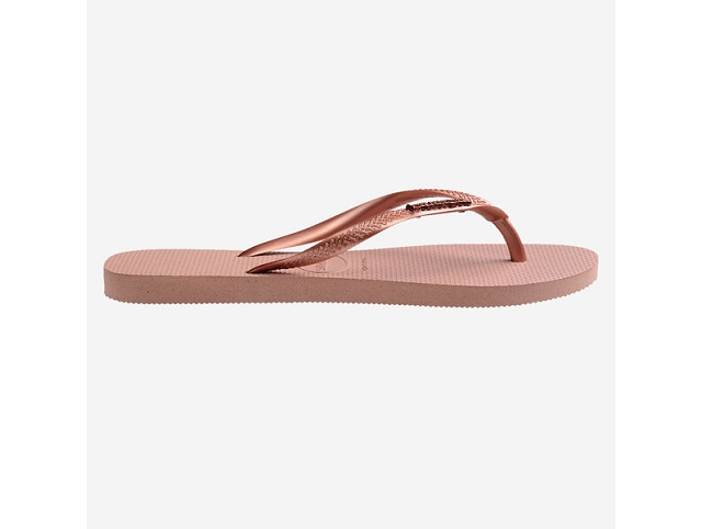 Havaianas chaussures havaianas slim logo metallic crocus rose golden blush 9183201_2