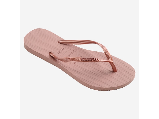 Havaianas chaussures havaianas slim logo metallic crocus rose golden blush 9183201_3