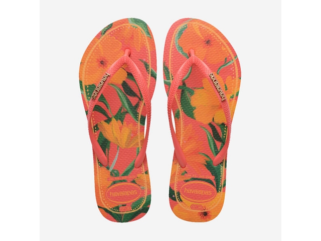 Havaianas chaussures havaianas slim tropical coral 