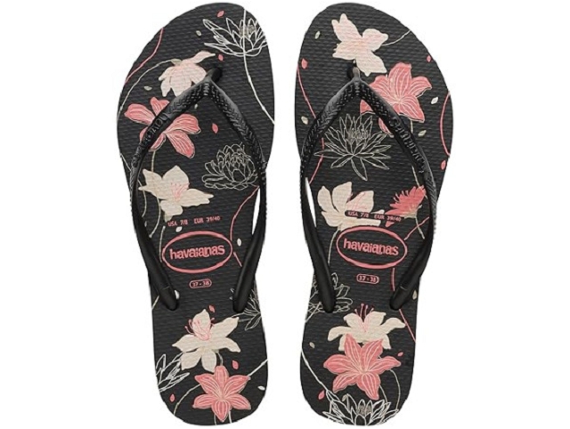 Havaianas chaussures havaianas slim organic black dark ash ligh rose 