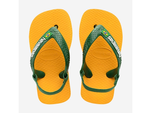 Havaianas chaussures havaianas baby brasil logo ii pop yelow amazon 