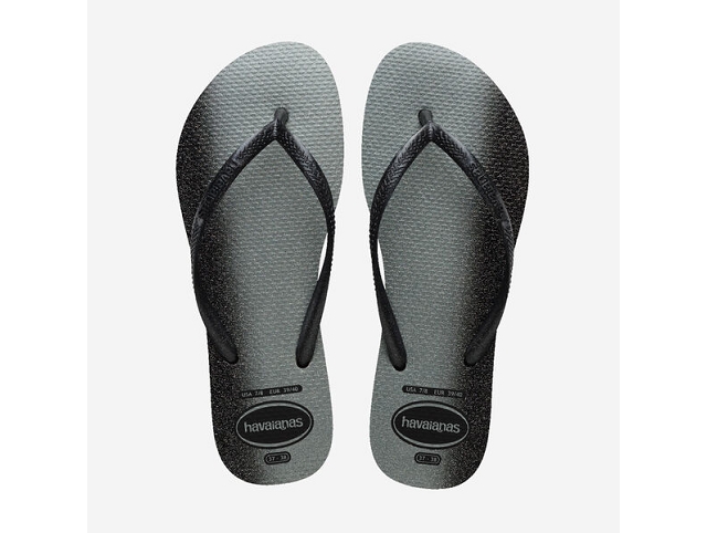 Havaianas chaussures havaianas slim gloss black black 