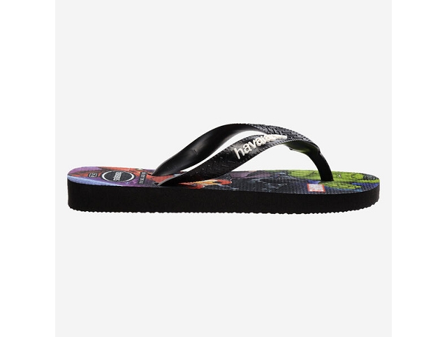 Havaianas chaussures havaianas kids top marvel ii black 9185901_2