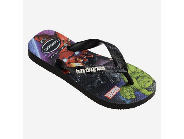 Havaianas chaussures havaianas kids top marvel ii black 9185901_3