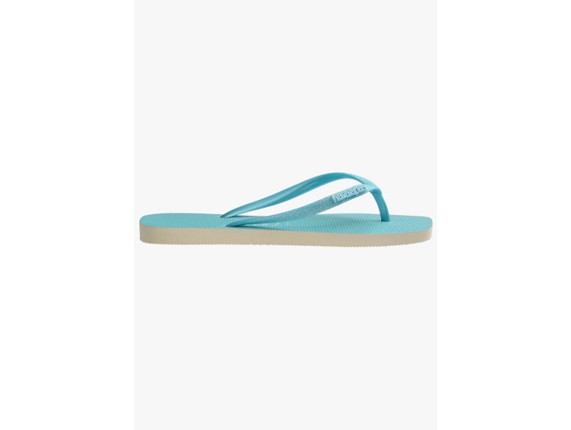 Havaianas chaussures havaianas slim square glitter neon beige blue 9187101_2
