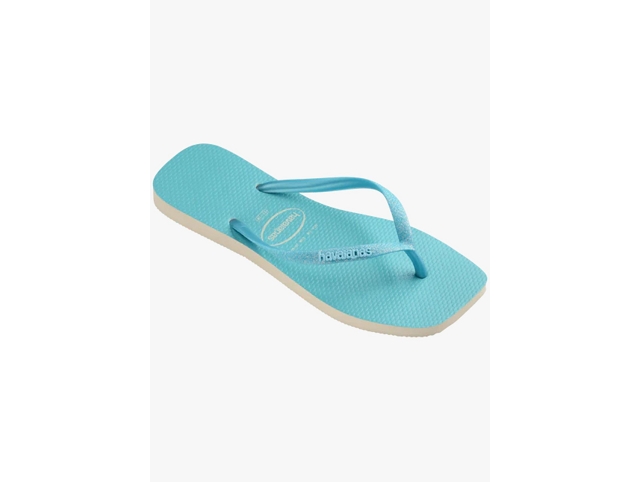 Havaianas chaussures havaianas slim square glitter neon beige blue 9187101_3