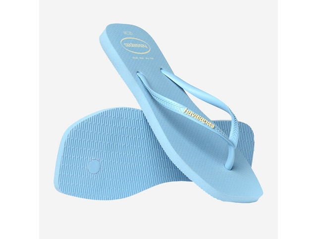 Havaianas chaussures havaianas slim square logo pop up lavender blue 9187201_4