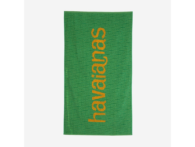 Havaianas chaussures havaianas logo towel xl green yelow 