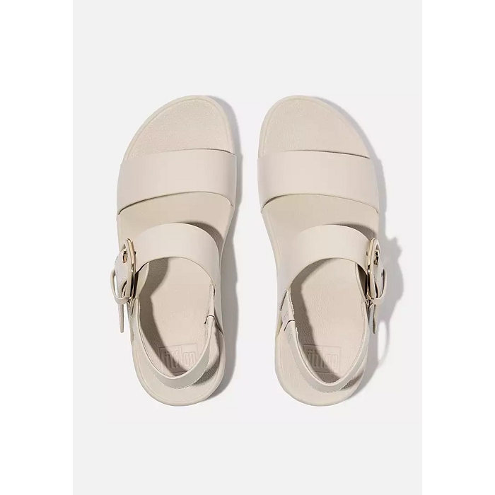Fitflop famille fitflop lulu resin buckle leather back strap paris beige 9189001_2