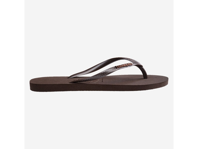 Havaianas chaussures havaianas slim logo metallic dark brown 9190301_2