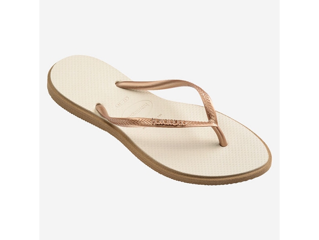 Havaianas chaussures havaianas slim point rose gold beige 9191401_3