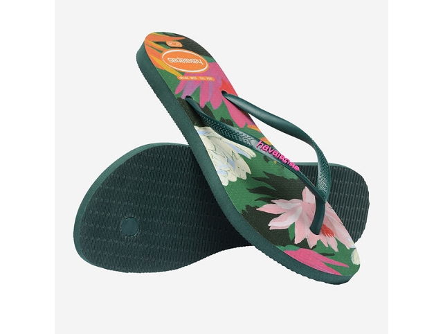 Havaianas chaussures havaianas slim summer bliss pantanal green 9191601_4
