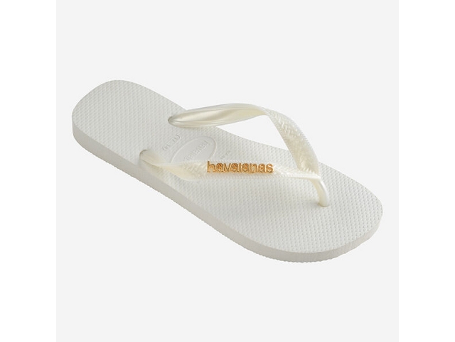 Havaianas chaussures havaianas top logo metallic white 9192101_3