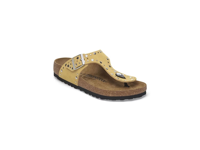 Birkenstock chaussures birkenstock gizeh rivet ochre 
