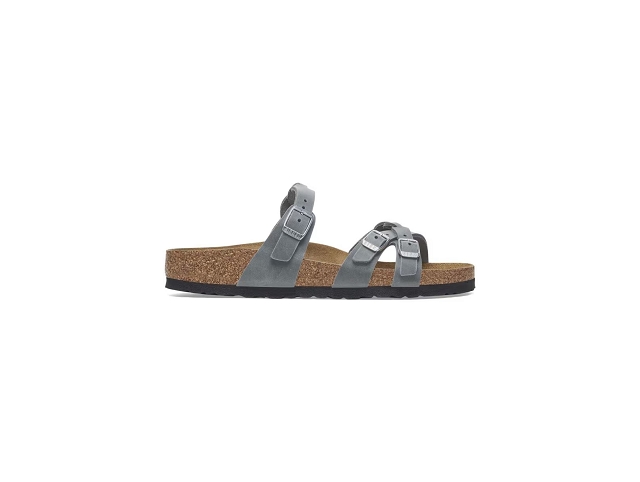 Birkenstock chaussures birkenstock franca braided basalt gray 9195901_2