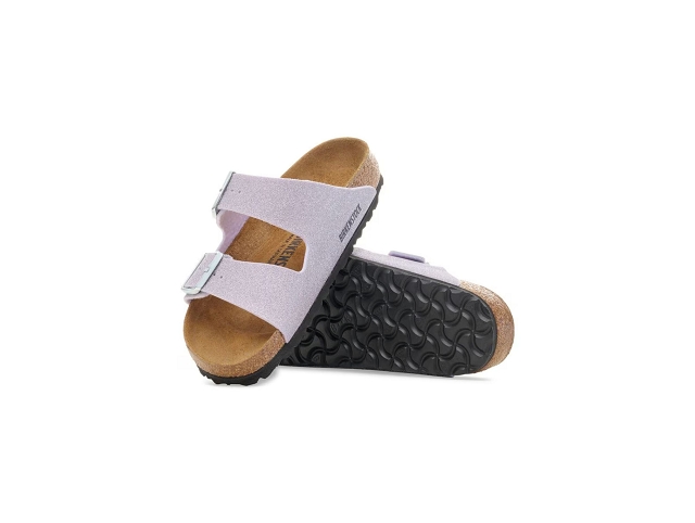 Birkenstock famille birkenstock arizona shiny glitter faded purple 9199801_3