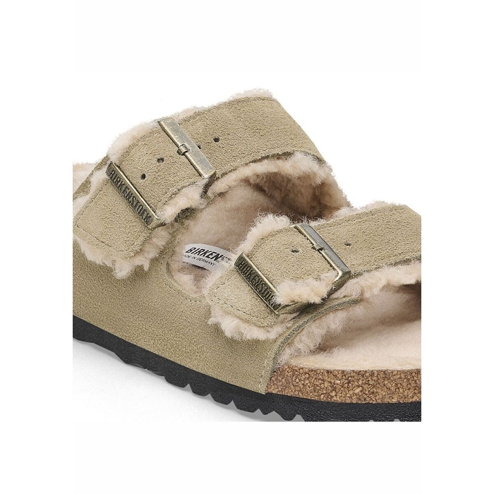 Birkenstock chaussures birkenstock arizona shearling cover sandcastle 9205701_3