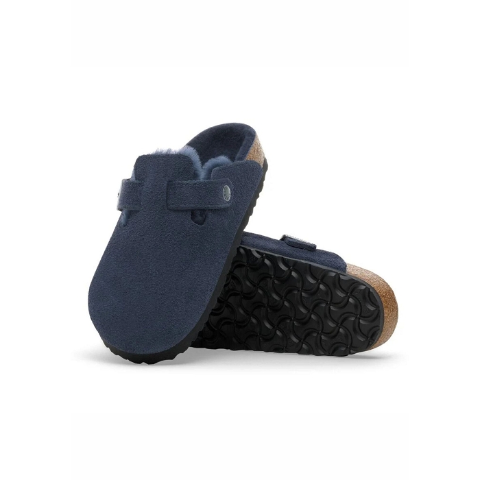 Birkenstock chaussures birkenstock boston shearling new navy 9205801_3