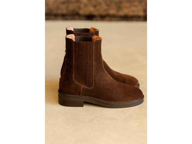Bobbies famille bobbies joyce brun rockies cuir suede 