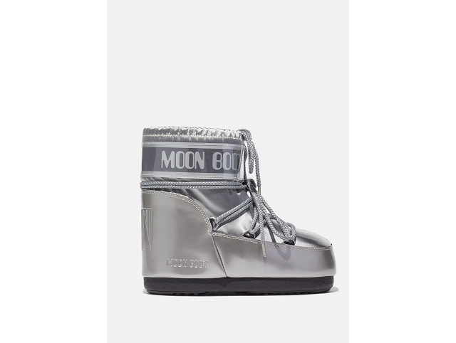 Moon boot famille moon boot icon low glance silver 