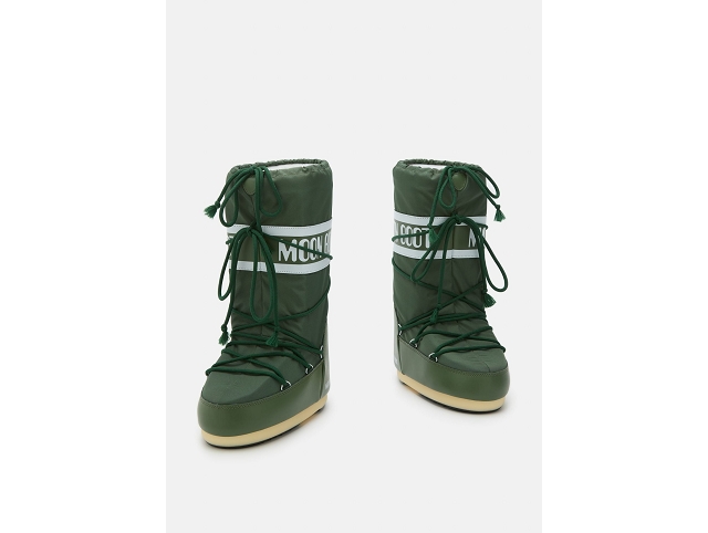 Moon boot famille moon boot icon nylon forest green 9207101_4