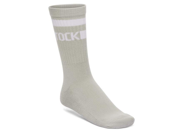 Birkenstock accessoires birkenstock chaussettes crew stripe light gray 