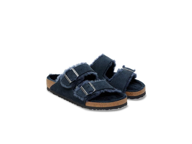 Birkenstock famille birkenstock arizona shearling new navy 9209201_2