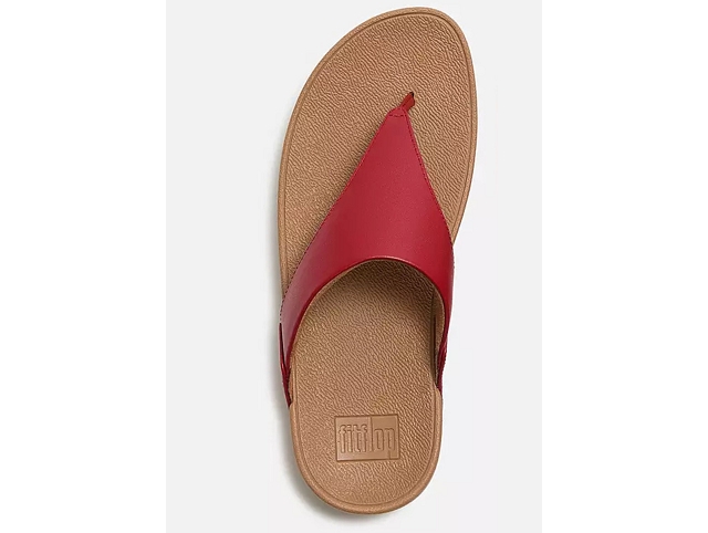 Fitflop chaussures fitflop lulu leather toepost burnt berry 9214601_2