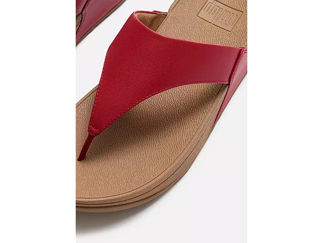 Fitflop chaussures fitflop lulu leather toepost burnt berry 9214601_3