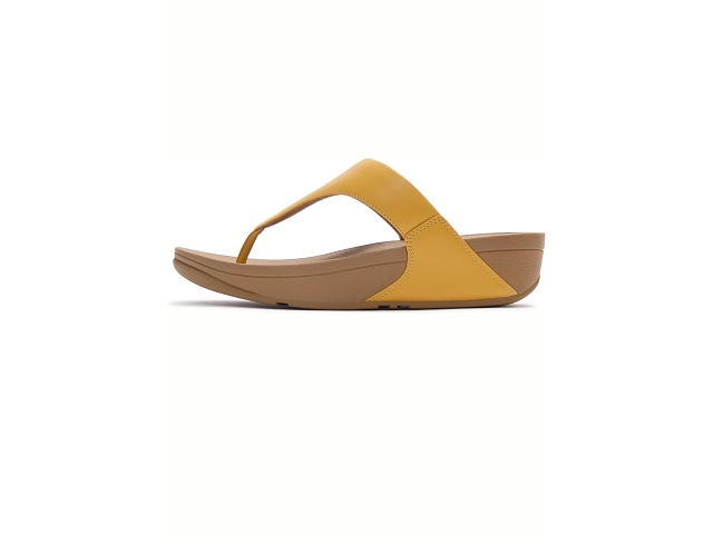 Fitflop chaussures fitflop lulu leather toepost turmeric 