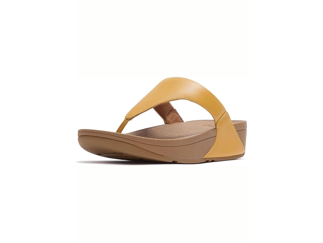 Fitflop chaussures fitflop lulu leather toepost turmeric 9214701_2