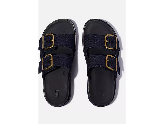 Fitflop chaussures fitflop gen ff max buckle two bars dark denim 9214901_2