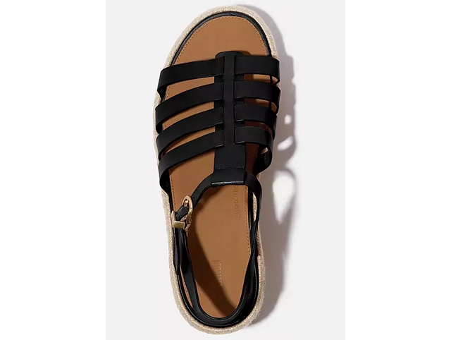 Fitflop chaussures fitflop platform espad leather fisherman wedge sandals black 9215001_3