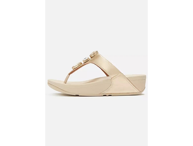 Fitflop chaussures fitflop lulu ultra jewel metallic platino 