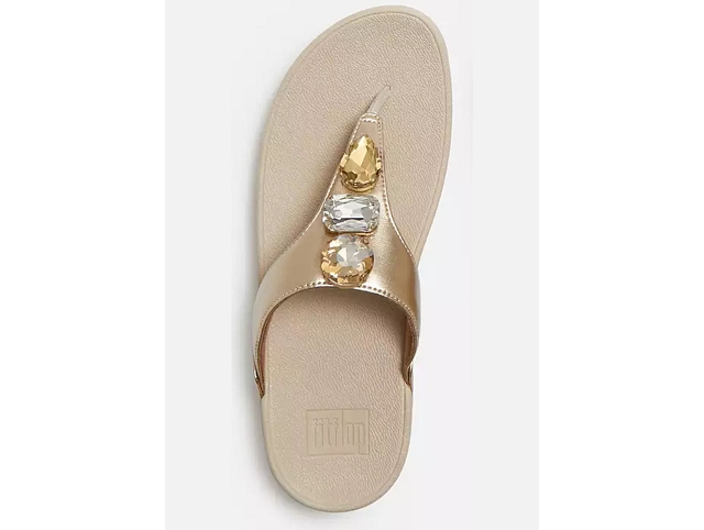 Fitflop chaussures fitflop lulu ultra jewel metallic platino 9215201_3