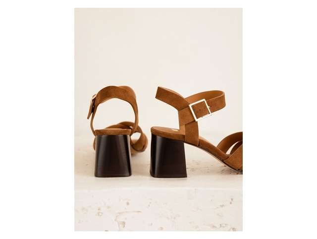 Bobbies chaussures bobbies esther camel cuir suede 9215301_4
