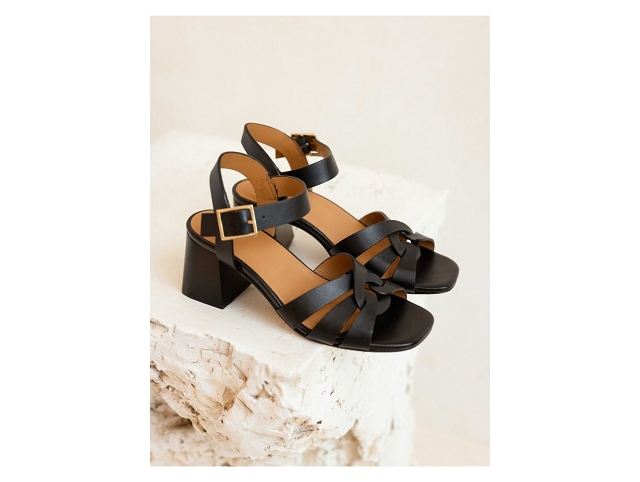 Bobbies chaussures bobbies esther noir passion cuir agneau 