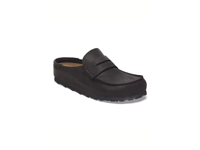 Birkenstock chaussures birkenstock naples wrapped cuir black 