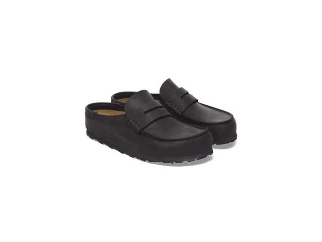 Birkenstock chaussures birkenstock naples wrapped cuir black 9217401_2