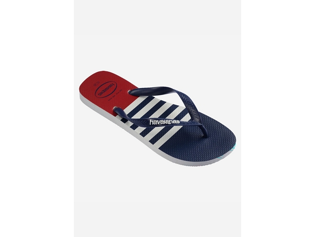 Havaianas chaussures havaianas top nautical white navy red 9218101_2