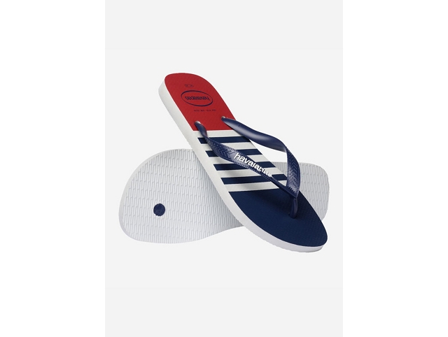 Havaianas chaussures havaianas top nautical white navy red 9218101_4