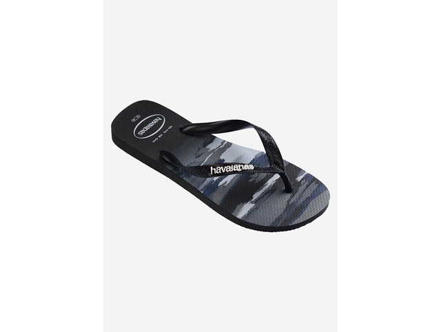 Havaianas chaussures havaianas top camu black black white 9218201_2