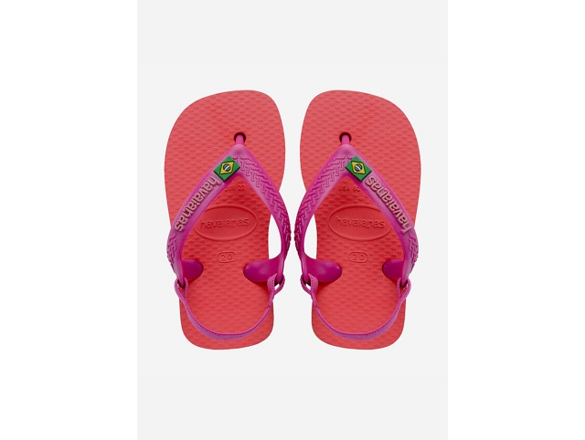Havaianas chaussures havaianas baby brasil logo coral pink 