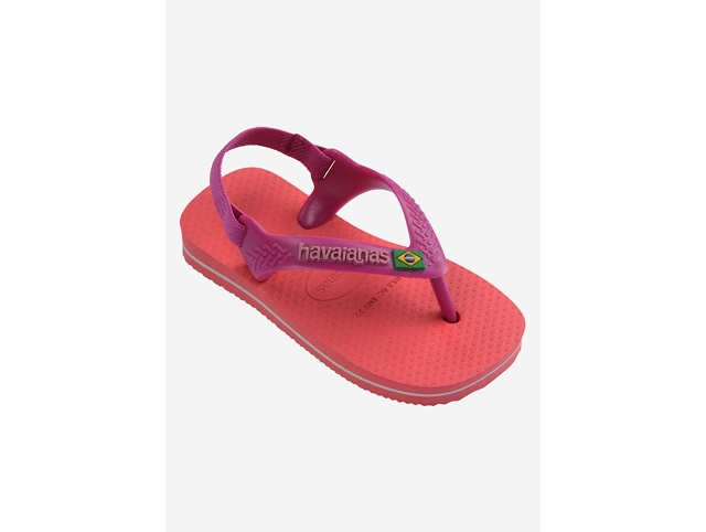 Havaianas chaussures havaianas baby brasil logo coral pink 9218301_2