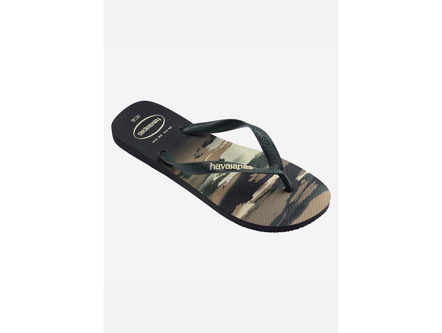 Havaianas chaussures havaianas top camu black green olive 9218501_2