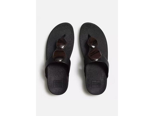 Fitflop chaussures fitflop lulu marbred stone black 9222001_2
