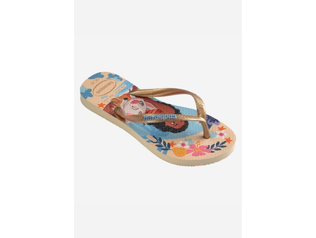 Havaianas chaussures havaianas enfant slim princess beige straw beige 9224001_2