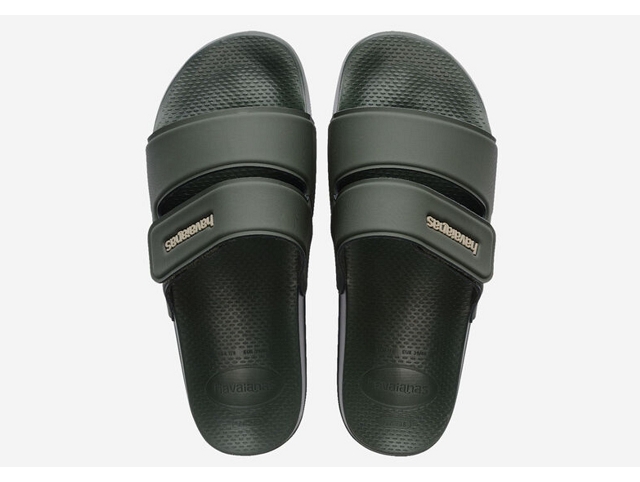Havaianas chaussures havaianas slide strap olive green 
