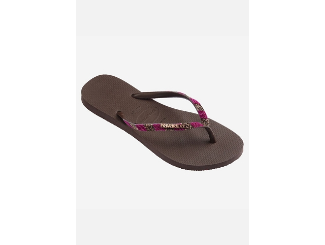Havaianas chaussures havaianas slim glow dark brown 9227101_2