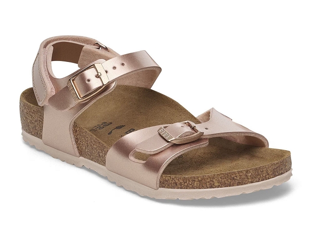 Birkenstock chaussures birkenstock rio electric metallic copper 